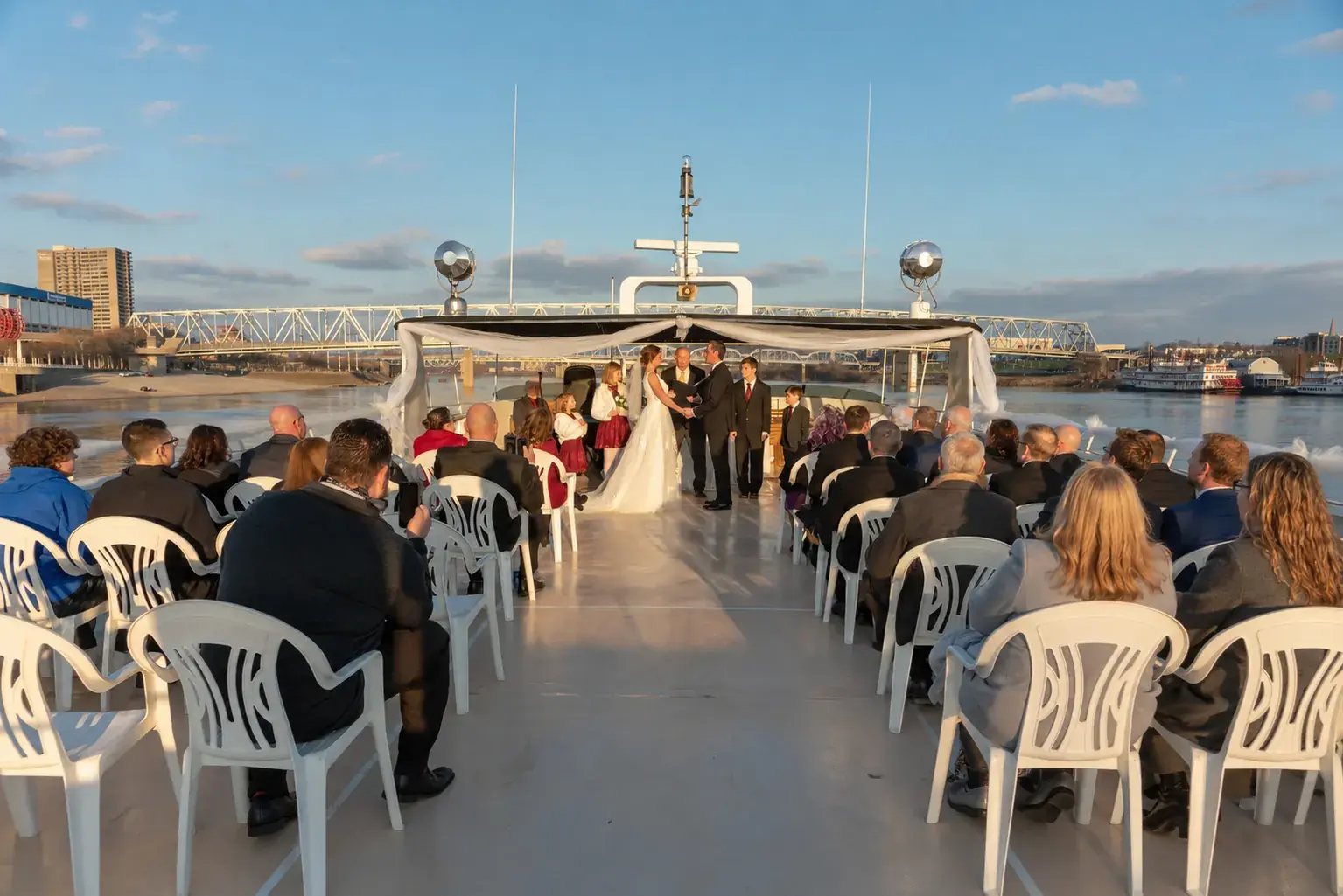 Weddings & Receptions aboard The Destiny in Cincinnati